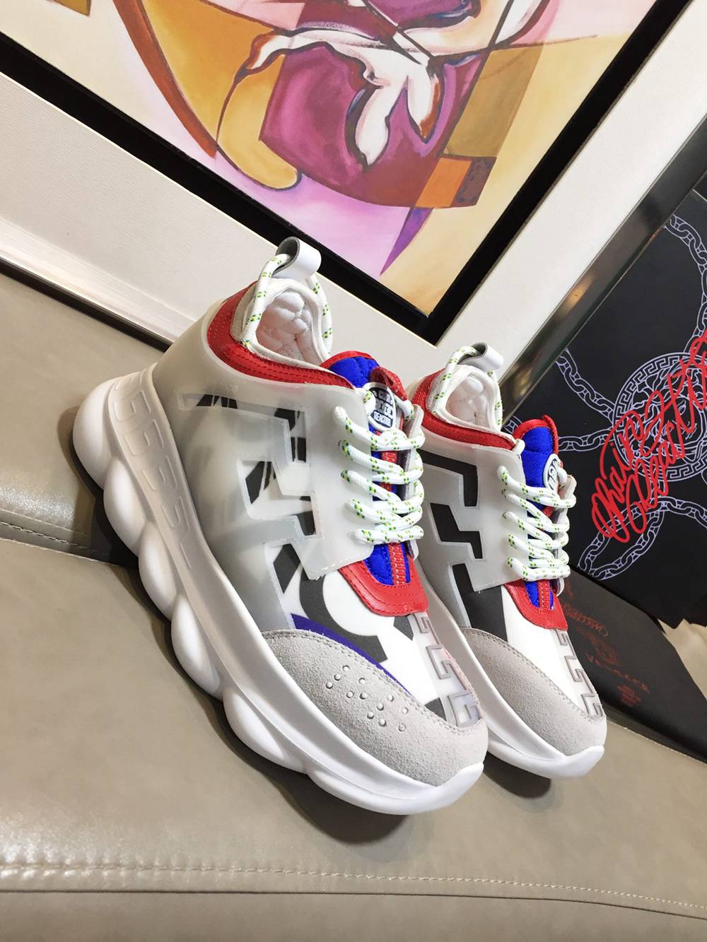 V*ERSACE SNEAKERS WHITE